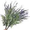 Artificial lavender ground arrangement, artificial flower flocking, outdoor wedding landscape decoration, flower arrangement, plant artificial flower Item Picture